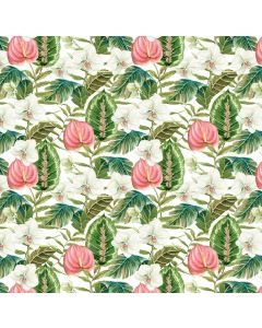 R006 - Tropical Flower Wallpaper