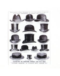 MS118 - Poster- Mens Hats