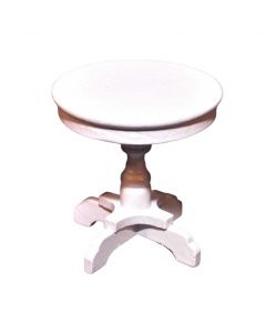 DF400 - White Round Side Table