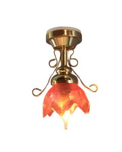 LT4023B- Pink Lily Ceiling Lamp (DE121B)