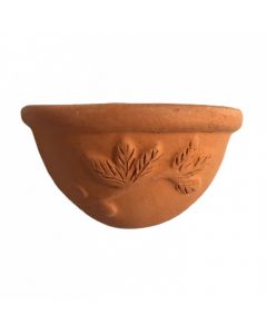 CP018 - Terracotta Wall Planter - Leaf & Berry