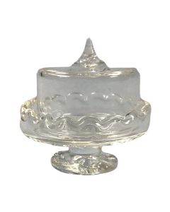 D1178 - Glass Cake Stand and Dome