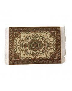 D4264 - Beige and Red Turkish Rug