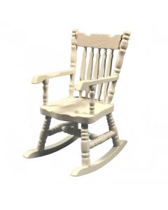 DF169 - 1:12 Scale White Kitchen Rocking Chair