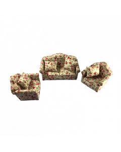 DF402 - Floral Sofa and Chairs