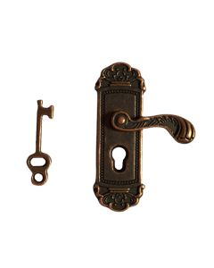 DIY596 - Antique Door Handle with Key