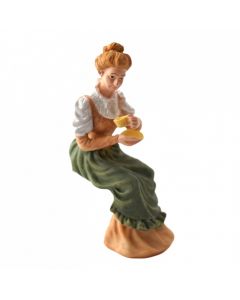 DP203 - Lady Sitting Holding Cup