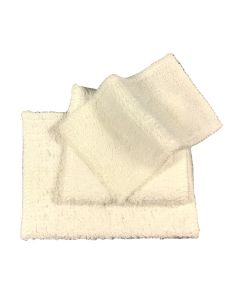 E4202 - White Fluffy Towel Set, 3 pcs