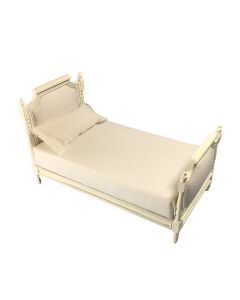 E4306 - Cream Upholstered Single Bed