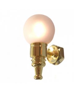 LT2025 - White Globe Wall Lamp (DE040)