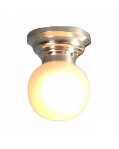 LT4006S - Silver Ceiling Globe Light (DE155)