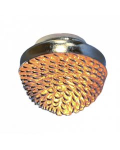 LT4009 - Silver / Glass Ceiling Lamp (DE081)
