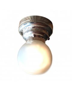 LT7433 - Silver Ceiling Globe Battery Light