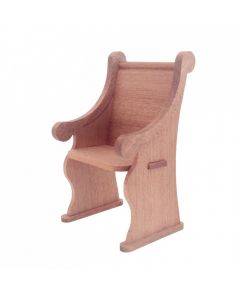MQ079 - 1:12 Scale Mahogany Pew Chair Kit