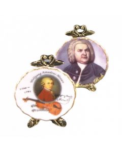 RP14000 Wall Plates of Mozart and Bach