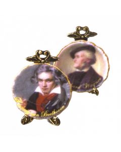 RP14002 Wall Plates of Beethoven and Wagner