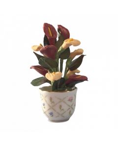 RP14335 - Porcelain Flowerpot with Plant