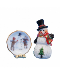 RP18995 - Small Snowman with Plate