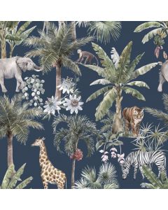R029 - Jungle Print Wallpaper