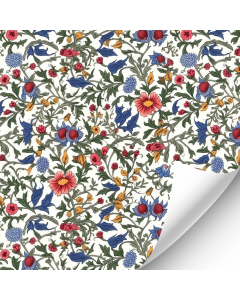 R041 - Vibrant Flower Print Wallpaper