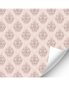 R048 - Pink Damask Style Wallpaper