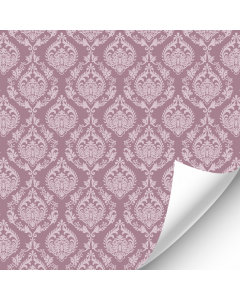 R055 - Purple Damask Style Wallpaper