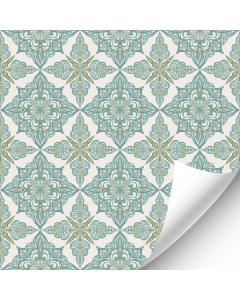 R071 - Mosaic blue and green tiles 