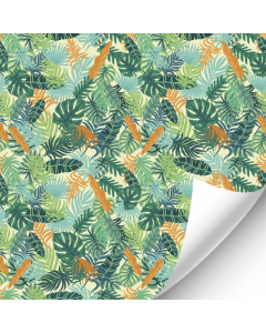 R095 - Tropical palm leaf wallpaper 