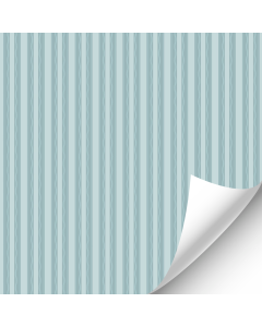 R098 - Blue wavy striped wallpaper 
