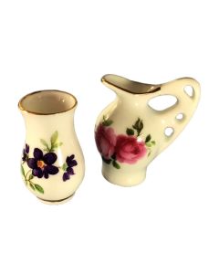 RP13795 - Two Vases with Floral Design
