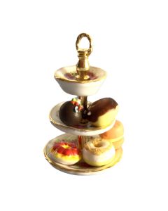 RP16976- Porcelain Cake Stand with Cakes