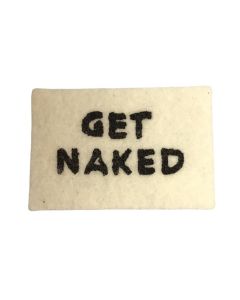 RUG103 - White Get Naked Bath Mat