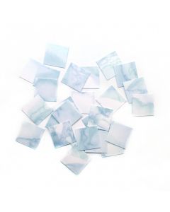 RS1099OW - 25 1" Ocean Wave Marble-Esque Vinyl Tiles