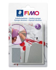 SDF870008 - Fimo Accessories 8700 08 - Grind ‘N Polish Sanding Sponges - Blister Of 3