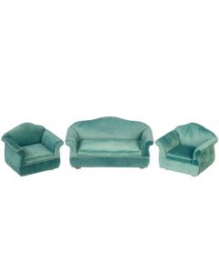 T2021 - Teal Sofa Set