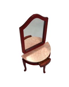 T3444 - Mahogony Dressing Table With Mirror 