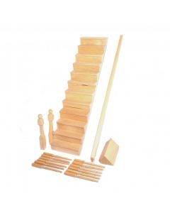 Dolls House Staircase Spindles Balusters Miniature DIY Builders Timber Merchants 