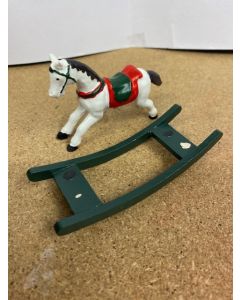 HORSE UNATTACHED - Wooden painted rocking horse