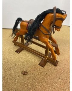 DAMAGED - Wooden Rocking Horse