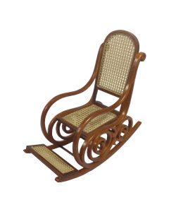 JY07000WN - Luxury Boston Rocking Chair In Walnut 