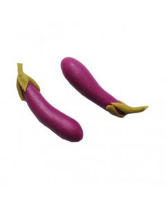 D5016 - Pair of Aubergines (Eggplants)