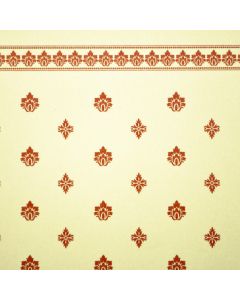 Garden Crest Wallpaper Gold / Ivory - DIY076A