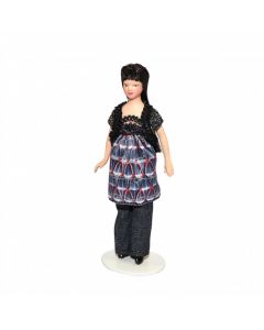 DP120 - Porcelain Doll - Modern Woman in Smock Dress