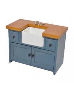 E9300 - Blue and Pine Sink Unit