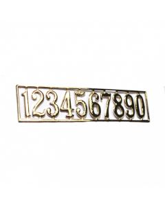 HW1147 - Brass House Numbers