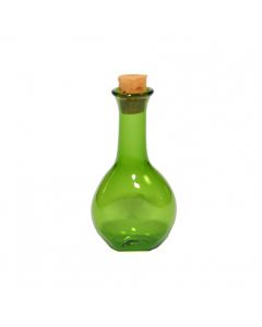 MCG621 Green Glass Jar with Cork