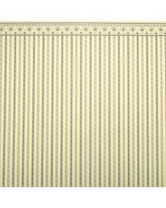 MJ009 - 1/12th Scale Blue Regency Stripe Wallpaper