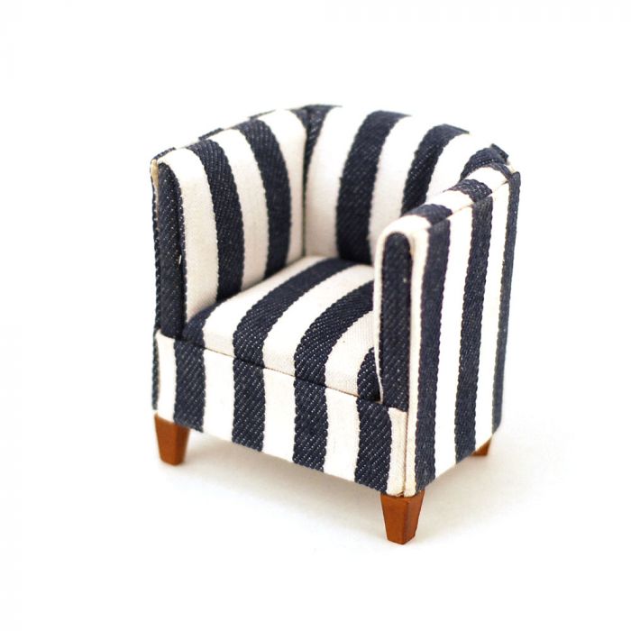 Black and white striped deals chair with gold legs