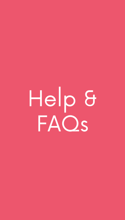  Help & FAQs